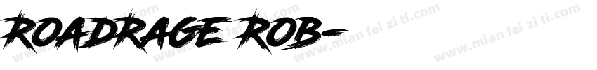 RoadRage Rob字体转换